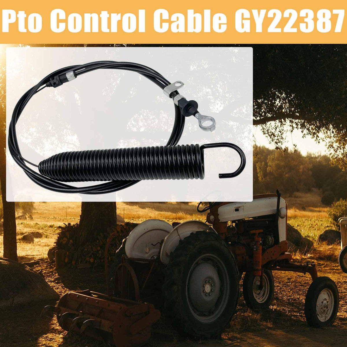 MANUTEX Deere X125 PTO cable fits multiple Deere models.