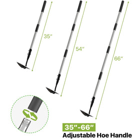 MANXRKUI Warren Hoe 66-inch stand-up design reduces back strain
