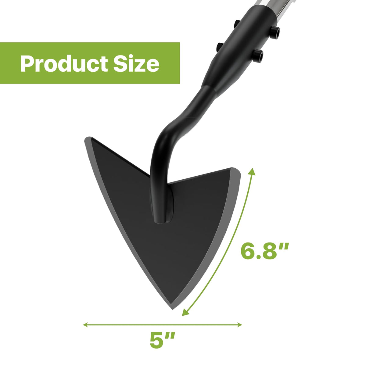MANXRKUI Warren Hoe forged steel head delivers durable weed removal