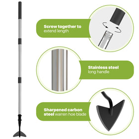 MANXRKUI Warren Hoe easy multi-section assembly for quick setup