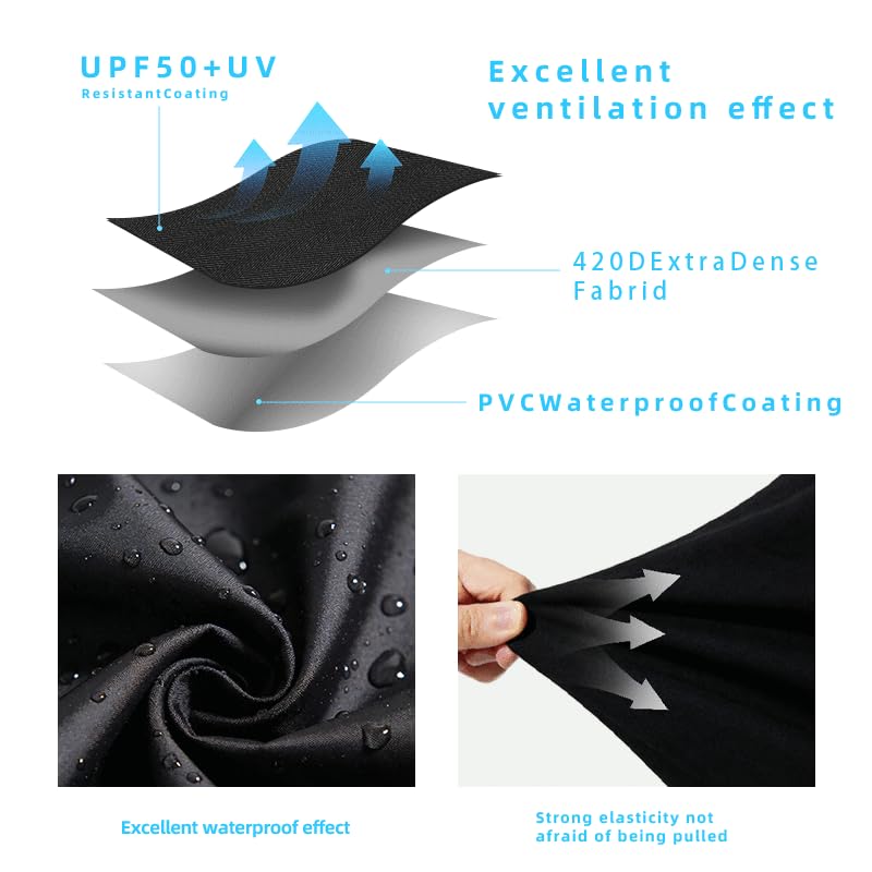 Maobutte UV-resistant oxford fabric cover protects color and durability.