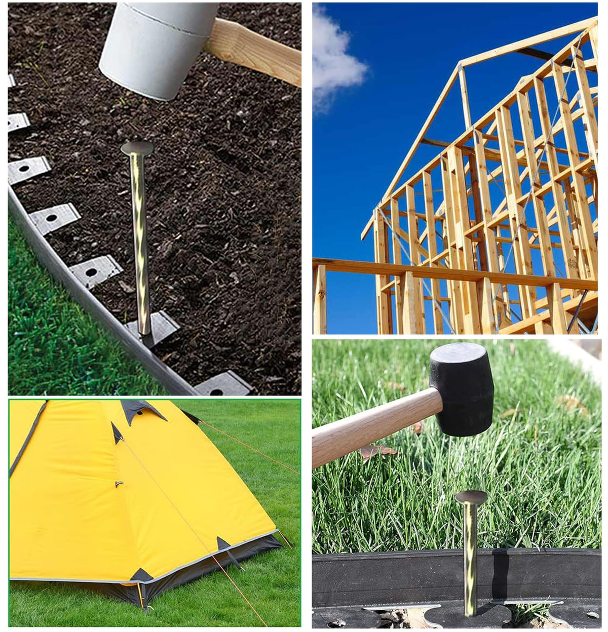 MAOMBO 0.21-inch diameter stake delivers strong, reliable support.