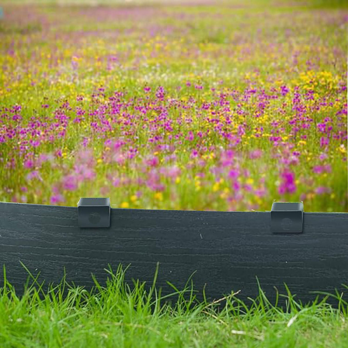 MAOMBO garden liner and bender board stakes, black 10inch for flexible edging