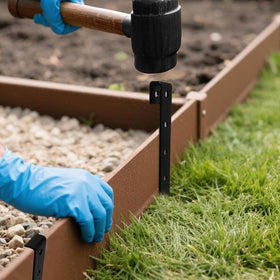 MAOMBO landscape stakes with six 6mm holes for precise screw fixation