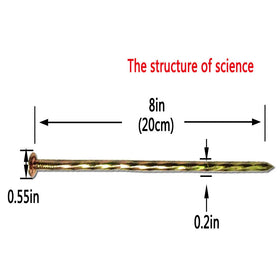 MAOMBO rust-resistant galvanized stake designed for outdoor durability.