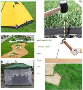 MAOMBO timber spikes and tent stakes suit edging and outdoor steps.