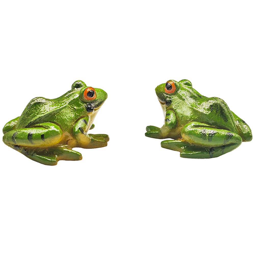 MAOMIA frog figurine miniature garden decor for fairy landscapes enhances whimsy and play