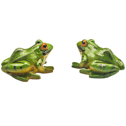 MAOMIA frog figurine miniature garden decor for fairy landscapes enhances whimsy and play