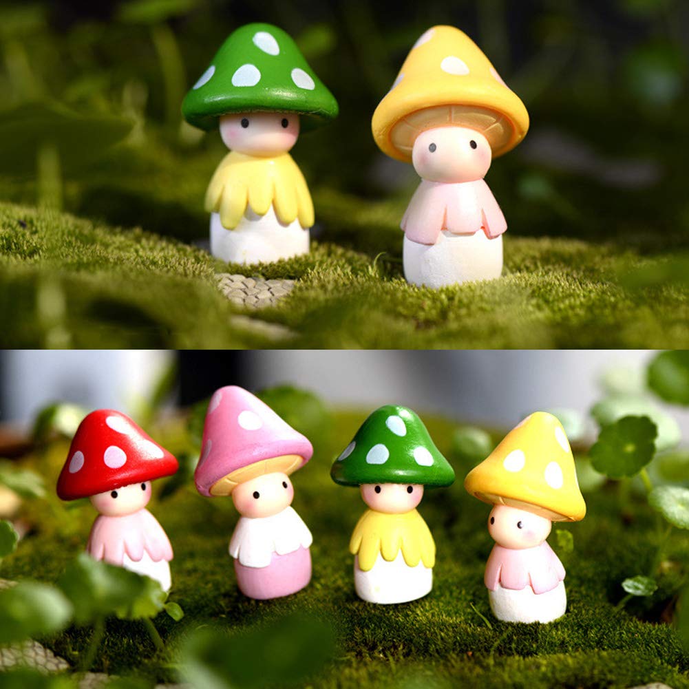 MAOMIA terrarium mushroom dolls suited for enclosed displays