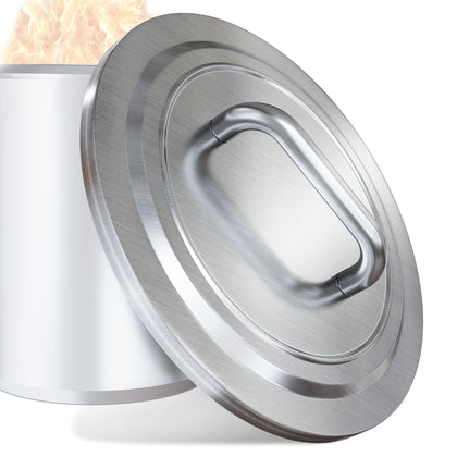 Maonlyking fire pit lid protects Solo Stove Bonfire 2.0 from weather.