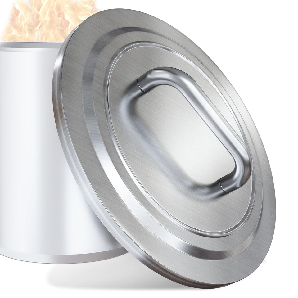 Maonlyking fire pit lid protects Solo Stove Bonfire 2.0 from weather.