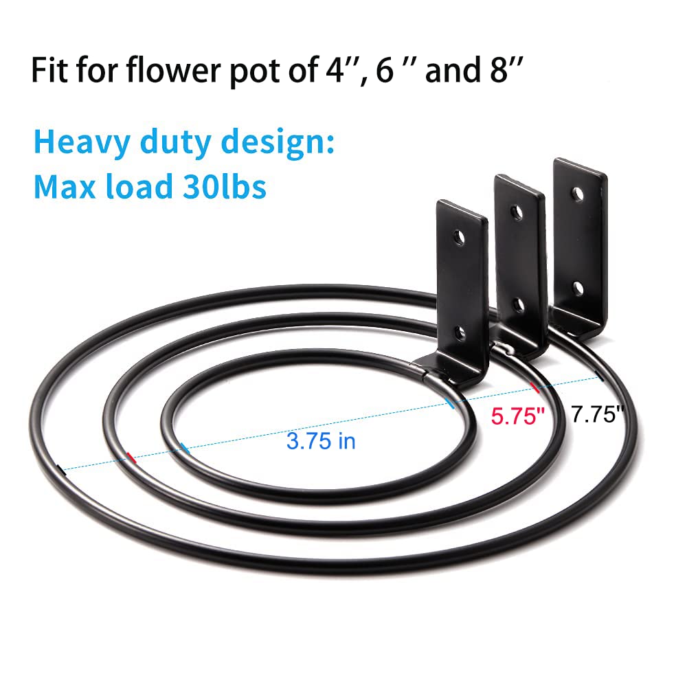 Maosen 8-inch inner diameter ring sized for mid-sized pots and easy mounting