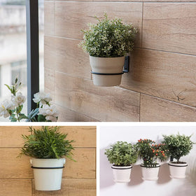Maosen plant holder ring 6inch supports mid-size pots for flexible indoor display.