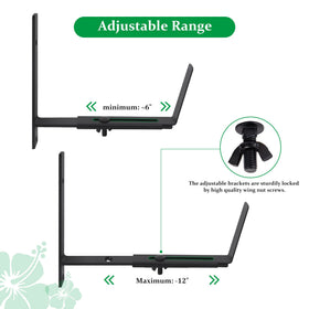 Heavy duty Maotong brackets support up to 40 lbs
