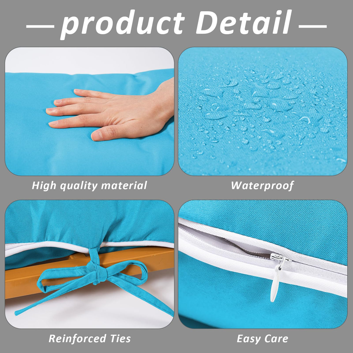 Maphissus polyester hammock pillow provides plush support for naps.