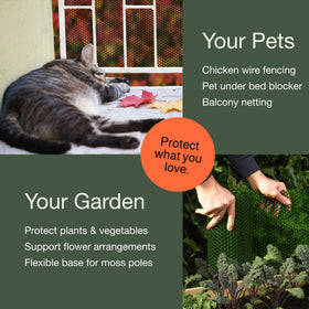 MAPORCH chew-resistant cat balcony netting protects rails while remaining discreet.