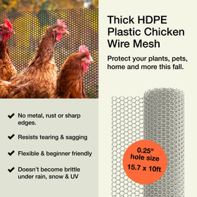 MAPORCH pet protection garden fence demonstrates versatile use for dogs, cats, and rabbits.