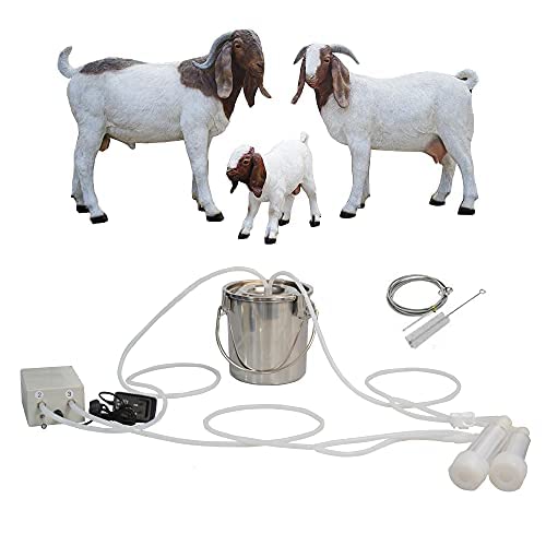 MAPOTAD goat milking machine 3L bucket shows sturdy stainless steel design for efficient milking