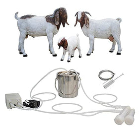 MAPOTAD goat milking machine 3L bucket shows sturdy stainless steel design for efficient milking