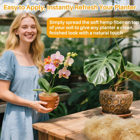 MAQIHAN coconut fiber is ideal for DIY crafts and plant decor.