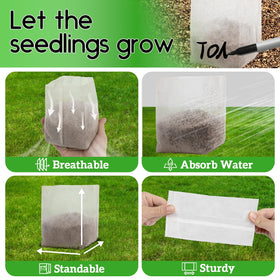 Transplant-ready MAQIHAN grow bags support quick acclimation in soil