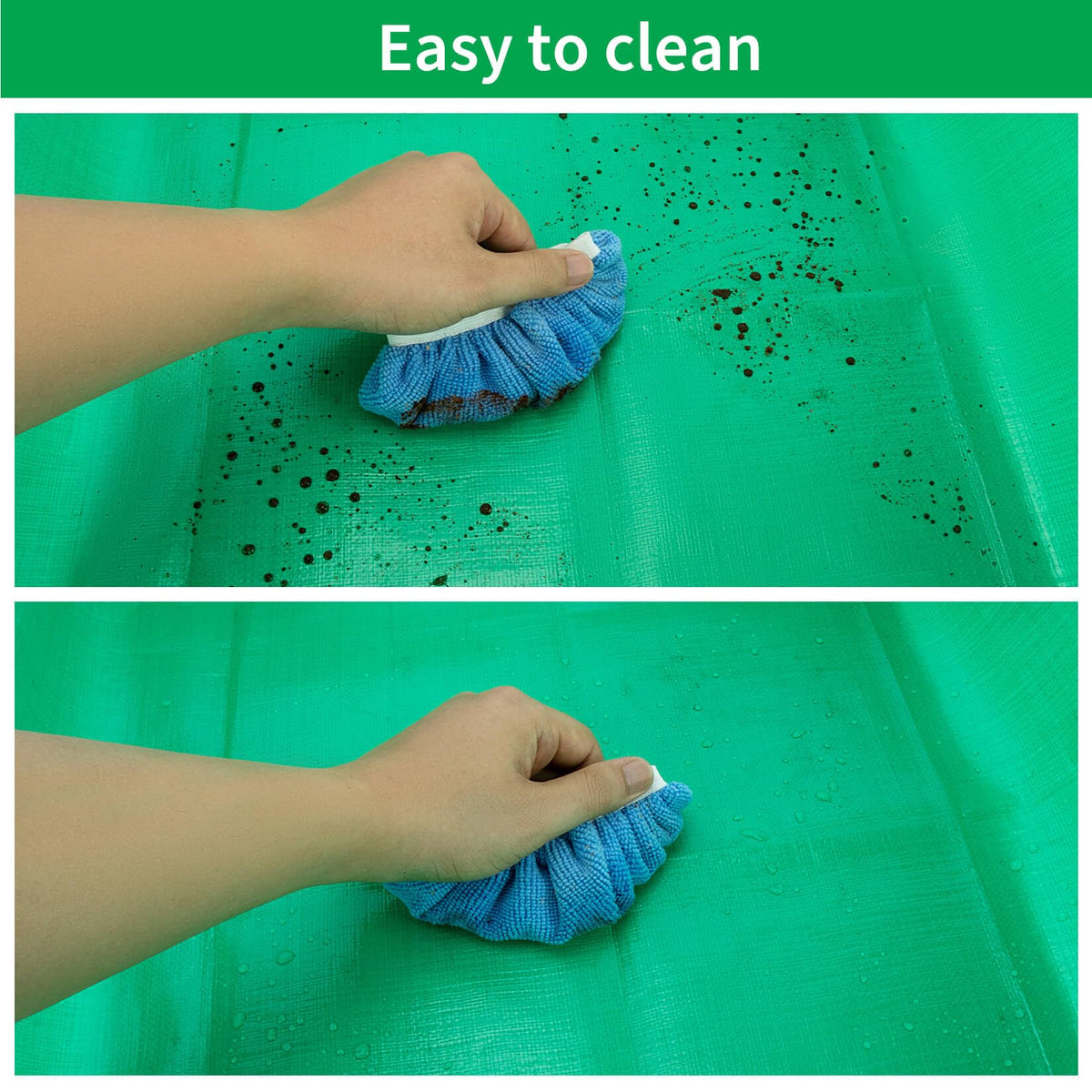 MAQIHAN double-sided waterproof surface keeps soil off floors.