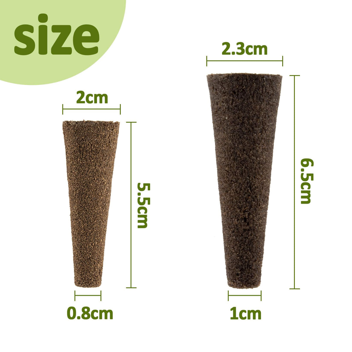 MAQIHAN seed starter plugs support healthy rooting for quick transplanting.