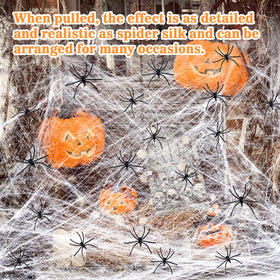 MAQIHAN spider webs 950 sqft coverage keeps large areas looking unified.