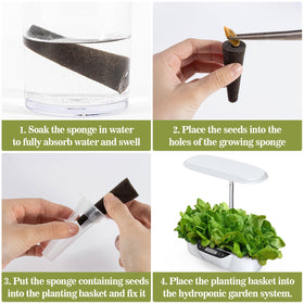 MAQIHAN versatile pods suit vegetables, herbs, and flowers for home gardens.