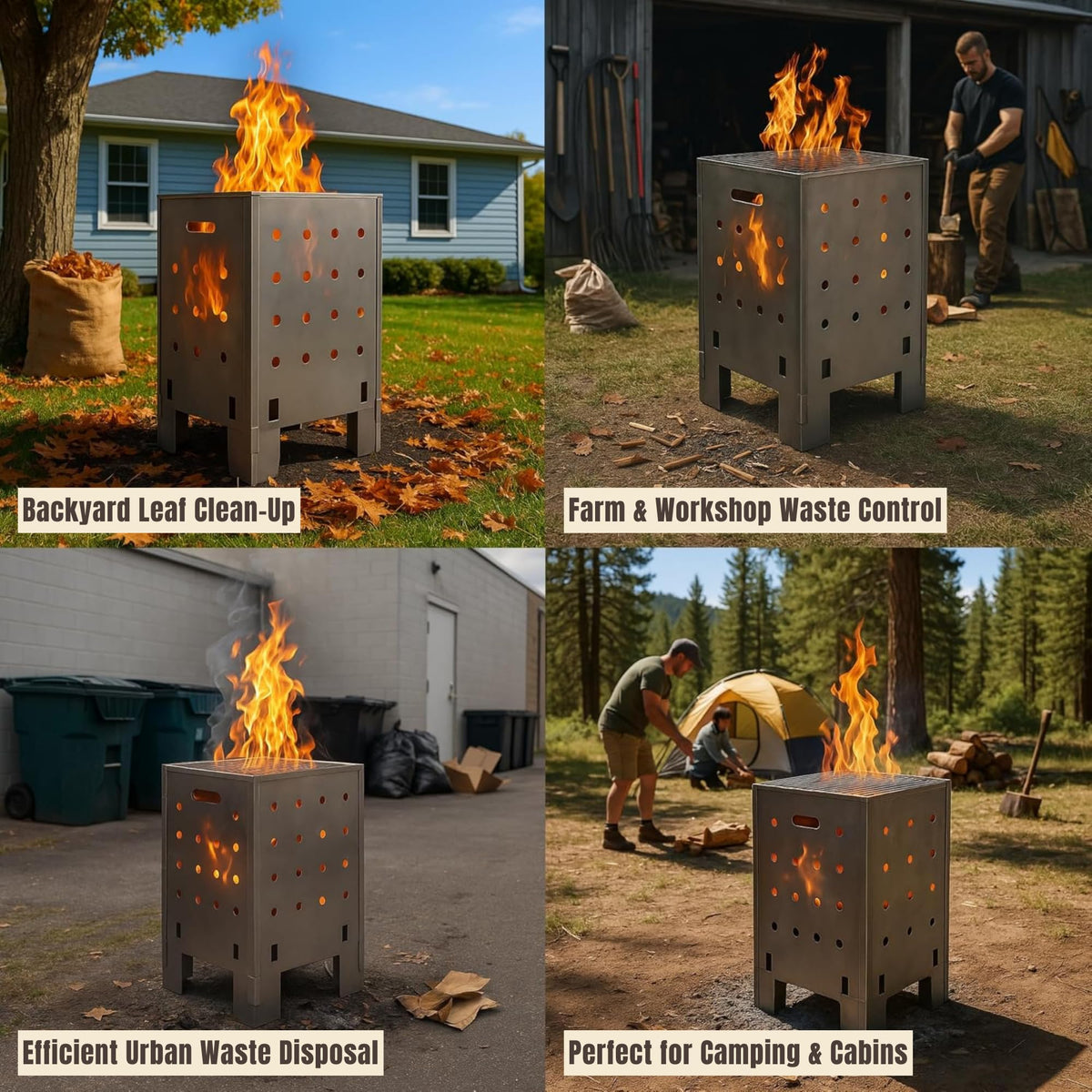 Natural corten patina forming on the Marabuut barrel without compromising strength.