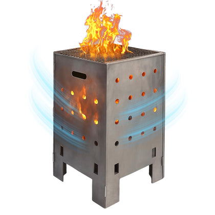 Marabuut Burn Barrel lid close-up showing reinforced design for safer outdoor burning.