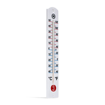 MARATHON BA030001 vertical thermometer with large outdoor readings for easy visibility.