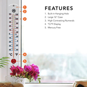 Durable weatherproof housing of the MARATHON BA030001 protecting the display from elements.