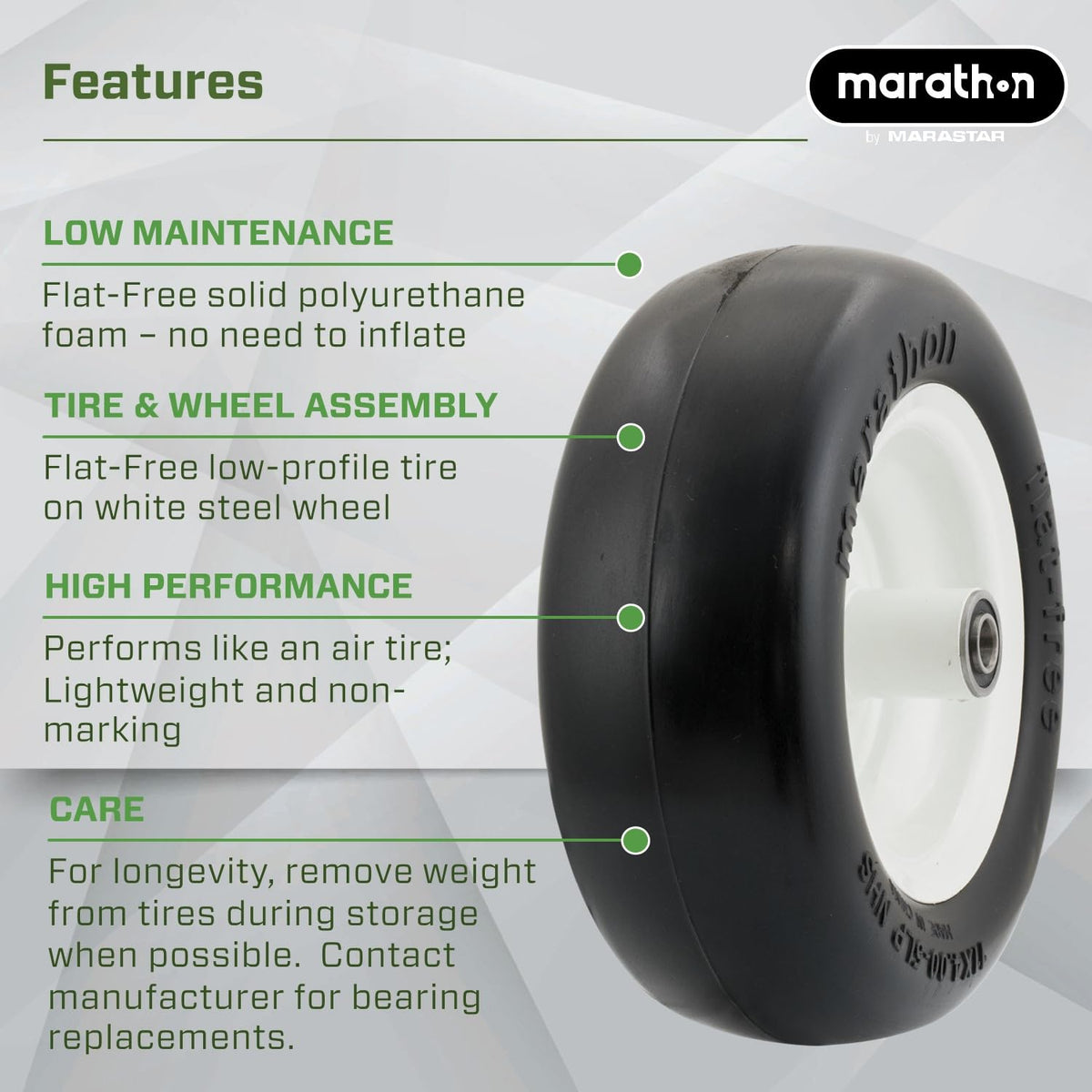 Fits many zero-turn mowers, simplifying replacement tasks.