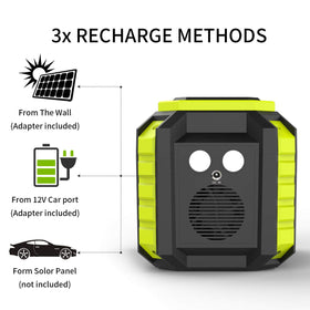 MARBERO CPAP backup power capability for travel and camping
