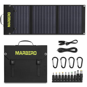 MARBERO 60W folded solar panel, compact for camping and travel