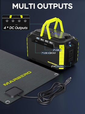 MARBERO solar panel unfolded in sunlight delivering efficient solar charging