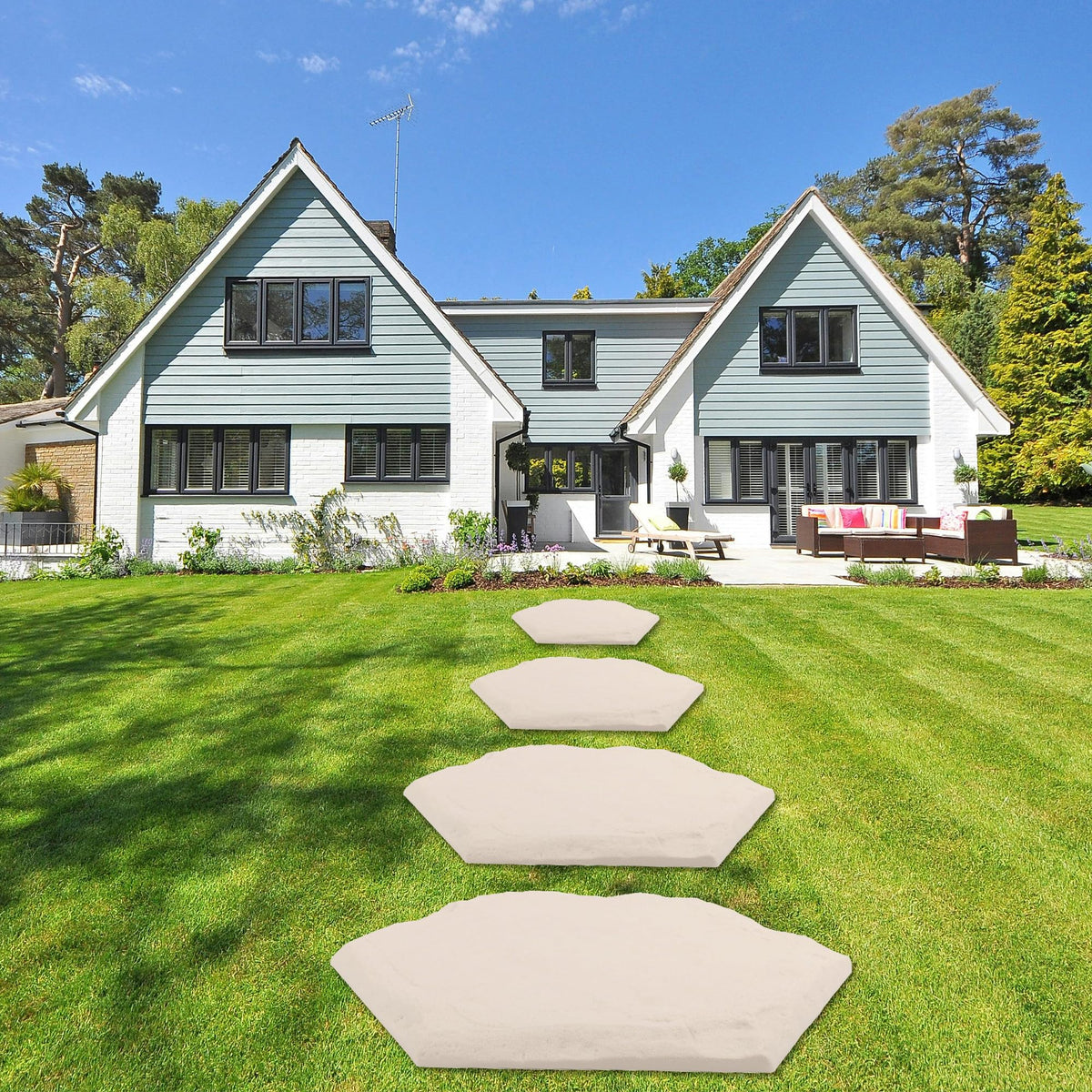 MARCHROSE USA-made quality stepping stones built for outdoor durability.