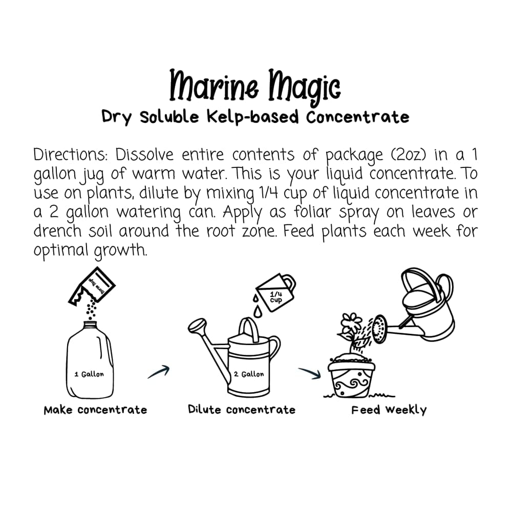 Marine Magic USA-made seaweed fertilizer signals quality and reliable nutrition