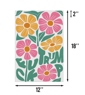 MarissaKay99 Subtle F*Ck Donald Tru flag flowers design for porch or patio charm