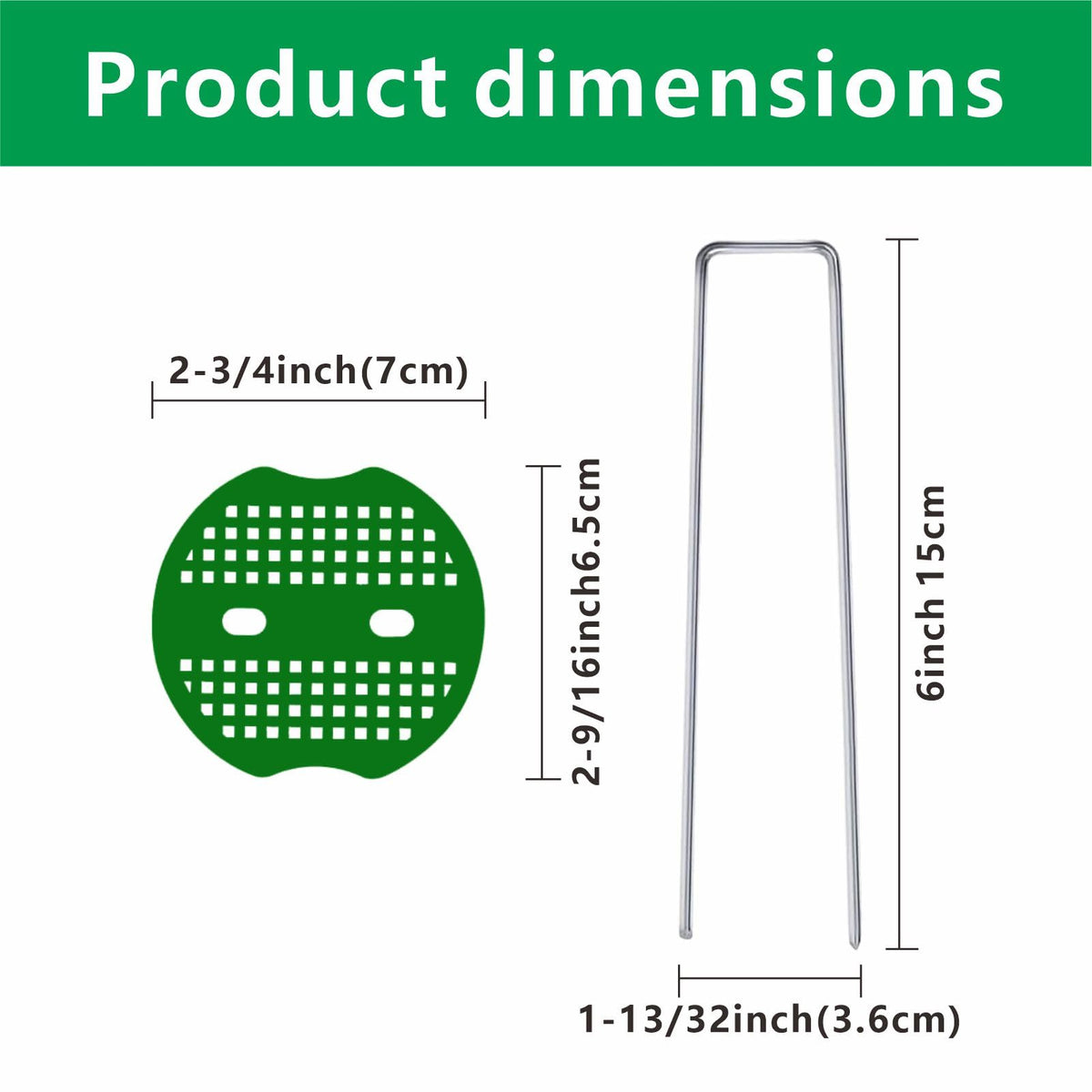 Mariyandh galvanized stainless steel stakes resist rust for long-lasting landscape fixing.