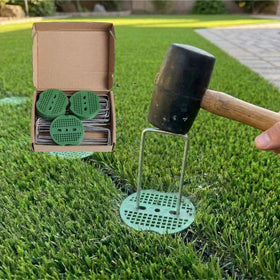 Mariyandh heavy-duty ground stakes withstand heavy use for multiple seasons.
