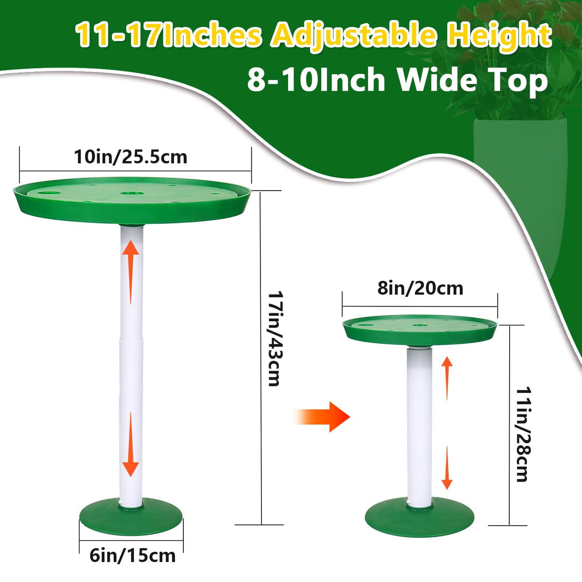 MARKBIT lightweight lift kit simplifies seasonal plant changes and repositioning.