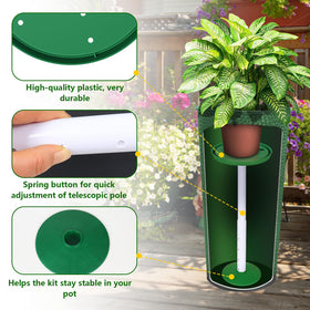 MARKBIT sturdy lift inserts support indoor and outdoor pots with durable performance.