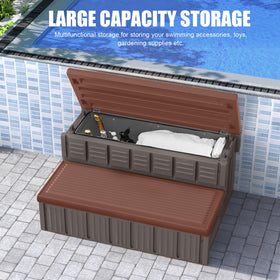 Marketty weatherproof outdoor steps resist sun and rain without cracking.