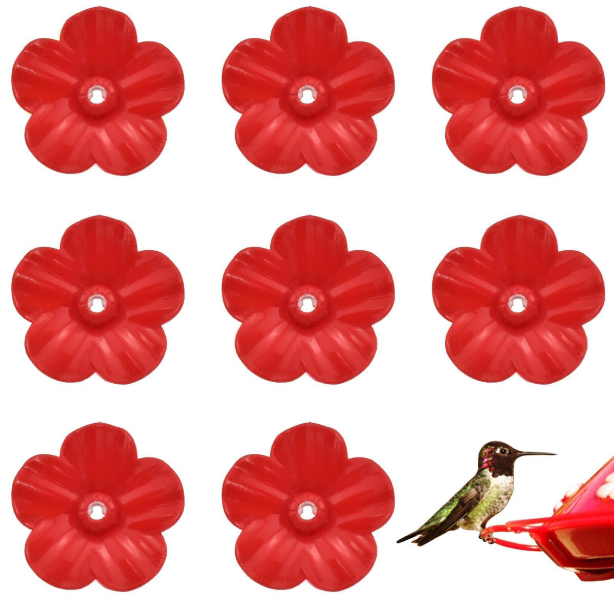 MARRTEUM red replacement flowers attract hummingbirds to your garden.