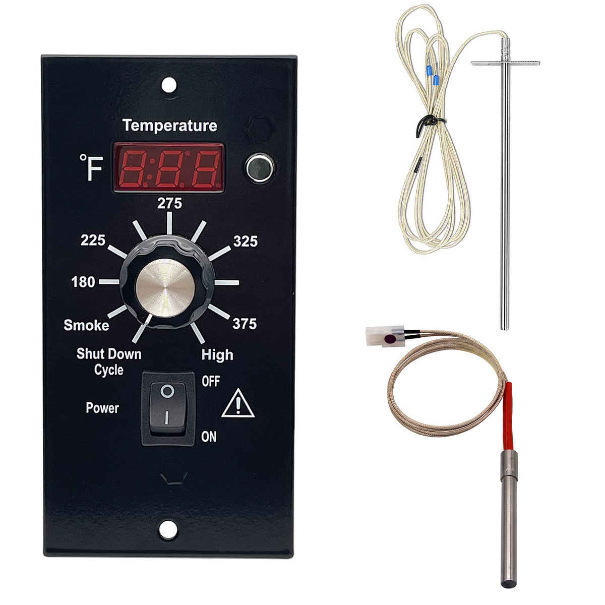 Mars Camp replacement Traeger controller kit with 7-inch RTD sensor for precise temps
