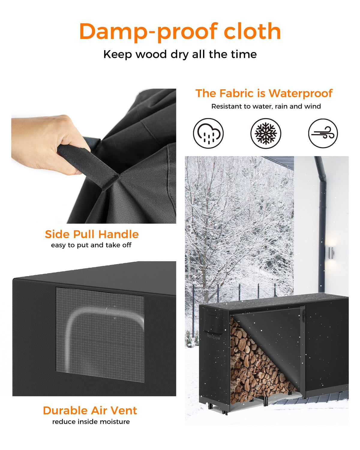 Mars Explo 1.2mm steel tubes ensure solid support in all seasons