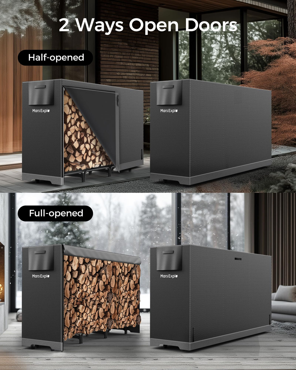 Mars Explo paired setup shows easy installation for quick outdoor organization