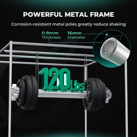 Mars Hydro 4x2x6 observation window enables quick plant checks